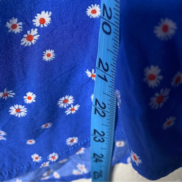 beachlunchlounge Floral daisy button down top XS - Picture 8 of 8